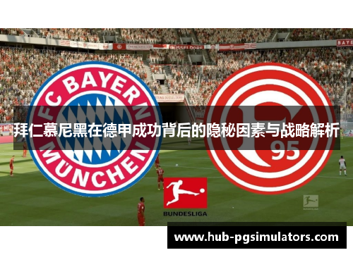 拜仁慕尼黑在德甲成功背后的隐秘因素与战略解析