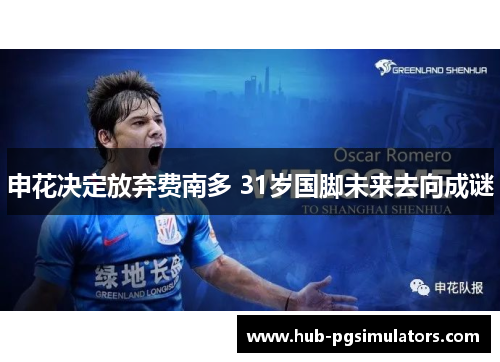 申花决定放弃费南多 31岁国脚未来去向成谜