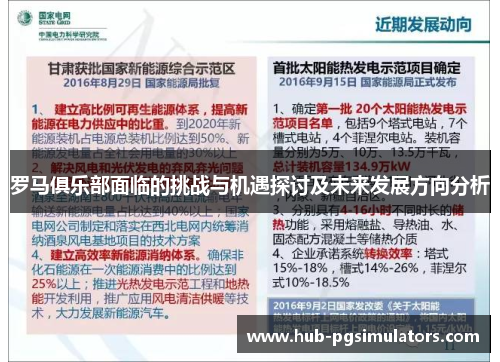 罗马俱乐部面临的挑战与机遇探讨及未来发展方向分析